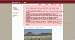 Desktop Screenshot of herpsoftexas.org