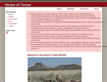 Tablet Screenshot of herpsoftexas.org